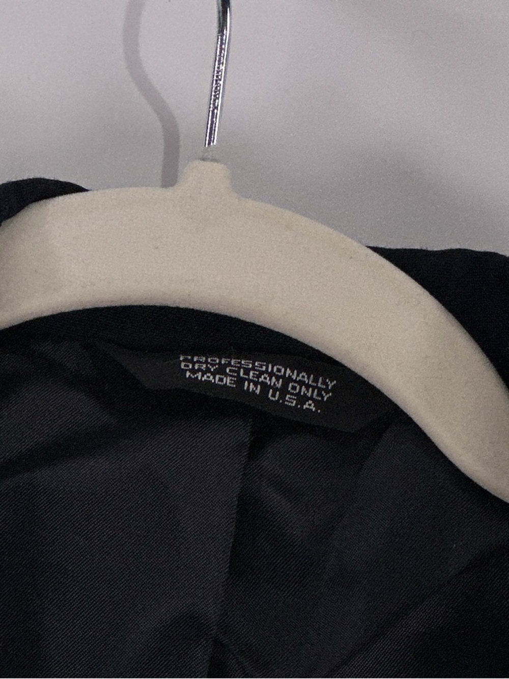Martunique Ltd Vintage 2 Button Blazer Wool Blend Navy Blue 40L - Picture 9 of 16